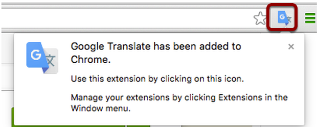 Using Google Translate